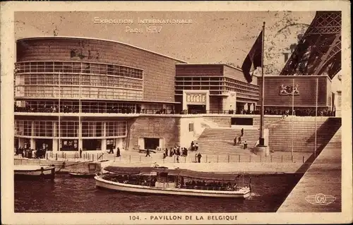 Ak Paris, Exposition Internationale 1937, Pavillon de la Belgique