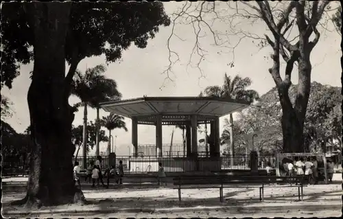 Ak Pointe a Pitre Guadeloupe, Place de la Victoire, Le Kiosque a Musique