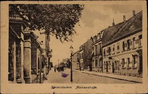 Ak Kaiserslautern in der Pfalz, Mainzerstraße