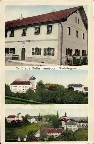 Ak Rathmannsdorf Windorf in Niederbayern, Ortsansichten, Gaststätte