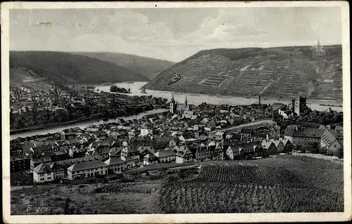 Ak Bingen am Rhein, Gesamtansicht