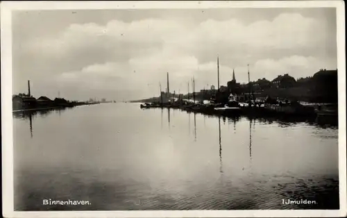 Ak IJmuiden Ymuiden Velsen Nordholland, Binnenhaven