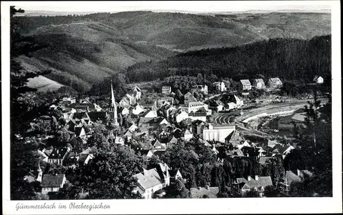 Ak Gummersbach im Oberbergischen Kreis, Teilansicht, Vogelschau