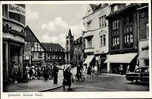 Ak Gütersloh in Westfalen, Berliner Straße