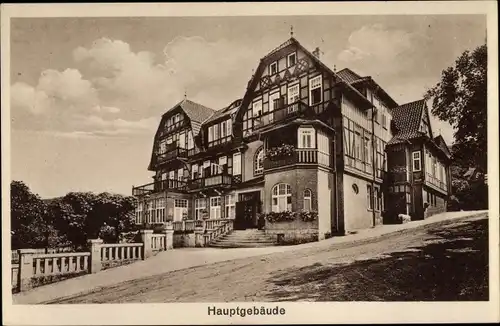 Ak Wernigerode am Harz, Partie am Erholungsheim Küsters Camp