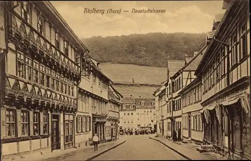 Ak Stolberg Harz, Neustadtstraße, Boutique Zöllner