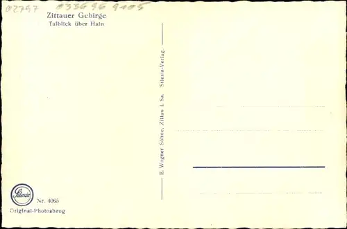 Ak Hain Hayn Oybin Oberlausitz, Teilansicht