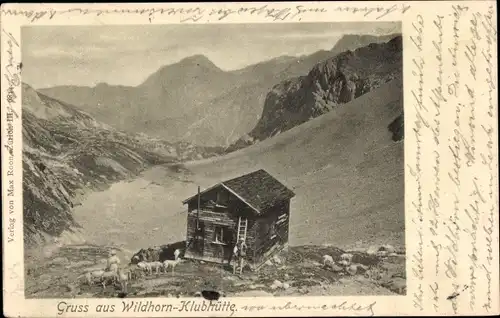 Ak Kanton Bern Schweiz, Wildhorn-Klubhütte