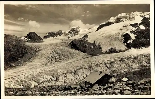 Ak Pontresina Kanton Graubünden Schweiz, Bovalhütte, Persgletscher