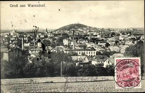 Ak Spitzberg Warnsdorf Varnsdorf, Panorama