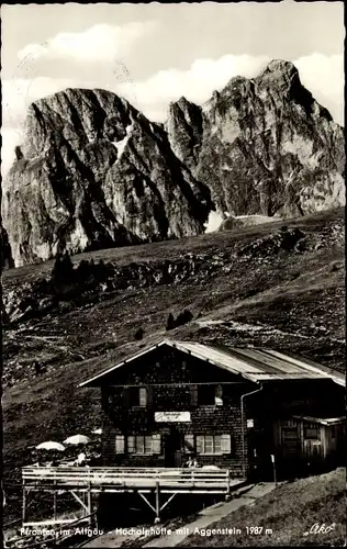 Ak Pfronten im Allgäu, Hochalphütte, Aggenstein