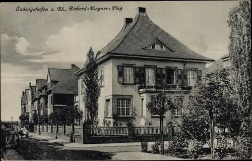 Ak Ludwigshafen am Rhein, Richard Wagner Platz