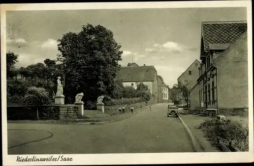 Ak Niederlinxweiler Sankt Wendel Saarland, Kriegerdenkmal