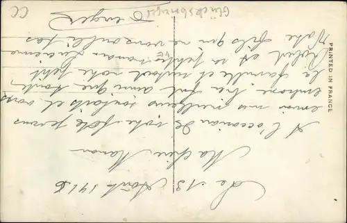 Ak Kinder mit riesigem Hufeisen