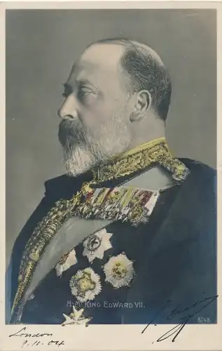 Ak Edward VII., König von Großbritannien