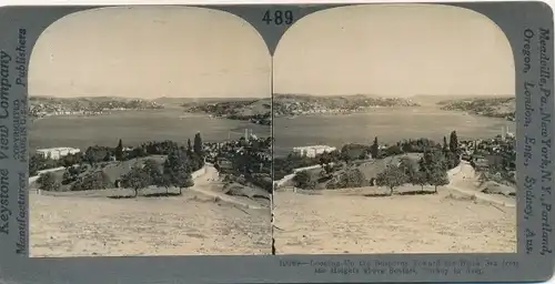 Stereo Foto Scutari Shkodra Albanien, Blick auf den Bospurus