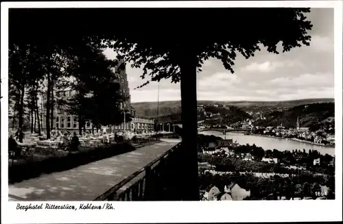 Ak Koblenz am Rhein, Berghotel Rittersturz
