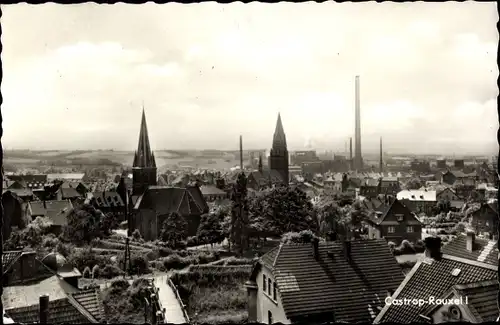 Ak Castrop Rauxel im Ruhrgebiet, Teilansicht