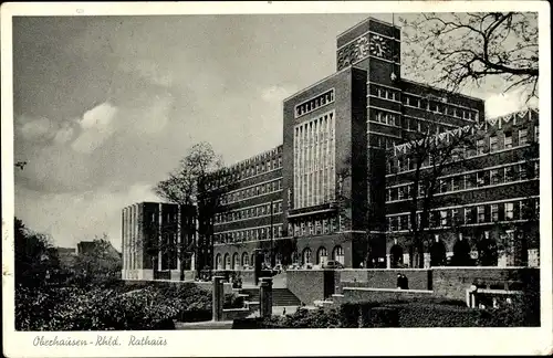 Ak Oberhausen im Ruhrgebiet, Rathaus