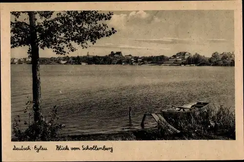 Ak Iława Deutsch Eylau Westpreußen, Blick vom Scholtenberg