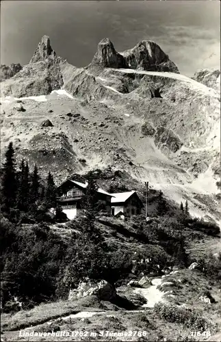 Ak Tschagguns in Vorarlberg, Lindauer Hütte, 3 Türme