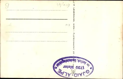 Ak Steiermark Österreich, Dachstein, Gjadalpe, Berghütte