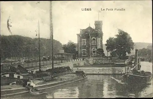 Ak Liège Lüttich Wallonien, Le Petit Paradis