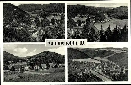 Ak Rummenohl Hagen in Westfalen Ruhrgebiet, Ortsansichten, Panorama, Flusspartie