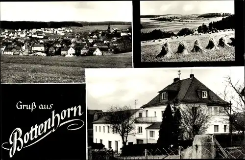 Ak Bottenhorn Bad Endbach Hessen, Ortspartie, Pension Staus Becker