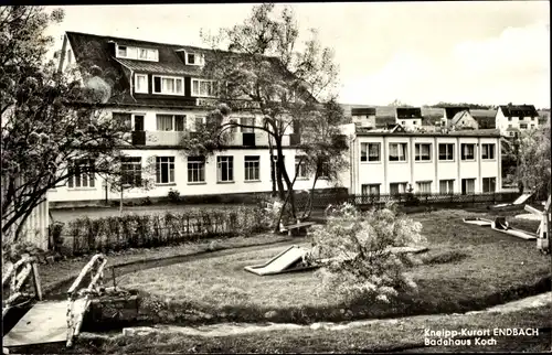 Ak Bad Endbach in Hessen, Badehaus Koch, Minigolfplatz