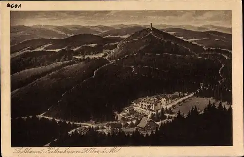 Ak Kaltenbronn Gernsbach im Murgtal Schwarzwald, Luftbild, Ort, Wald, Hohlohturm