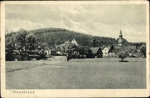 Ak Moosbronn Gaggenau im Schwarzwald, Teilansicht