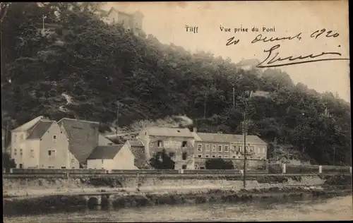 Ak Tilff Esneux Wallonien Lüttich, Vue prise du Pont