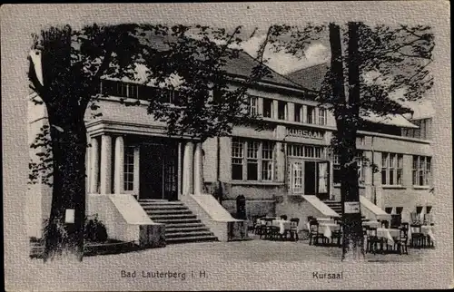 Ak Bad Lauterberg im Harz, Kursaal, Außenansicht