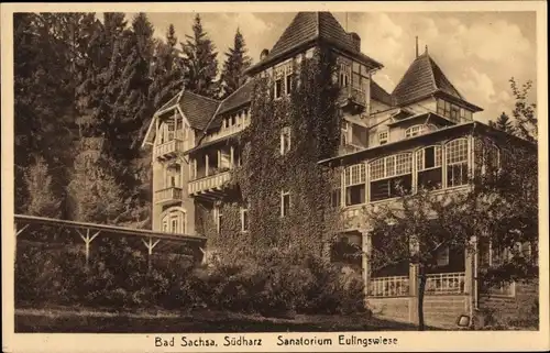 Ak Bad Sachsa im Harz, Sanatorium Eulingswiese