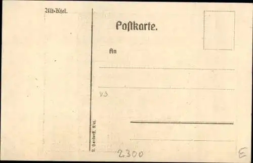 Künstler Ak Kiel Schleswig Holstein, Schweffelhaus