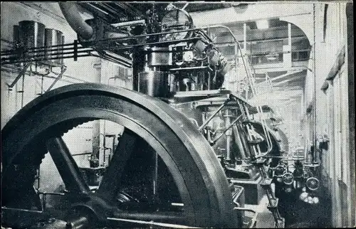 Ak Paris VIII., Maison de la Bonne Presse, Salle des Moteurs et Centrale Electrique