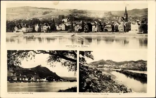 Ak Mehlem Bad Godesberg Bonn am Rhein, Stadtansichten