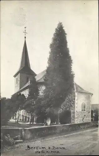 Foto Ak Beckum im Kreis Warendorf ?, Katholische Kirche