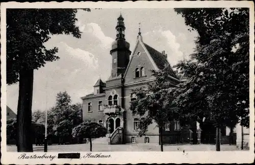 Ak Kętrzyn Rastenburg Ostpreußen, Rathaus