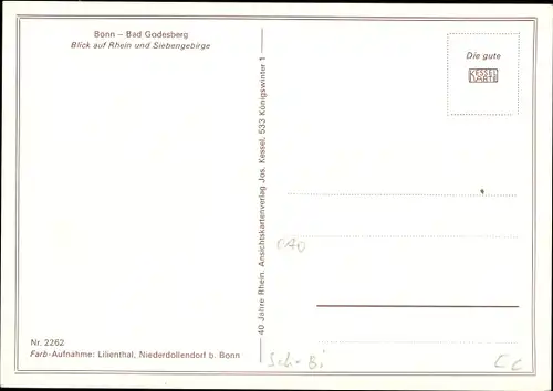 Ak Bad Godesberg Bonn am Rhein, Rheindampfer MS Drachenfels, Siebengebirge