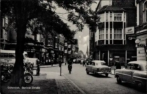 Ak Gütersloh in Westfalen, Berliner Straße