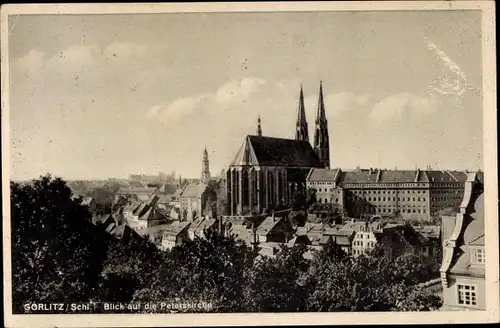 Ak Görlitz in der Lausitz, Peterskirche