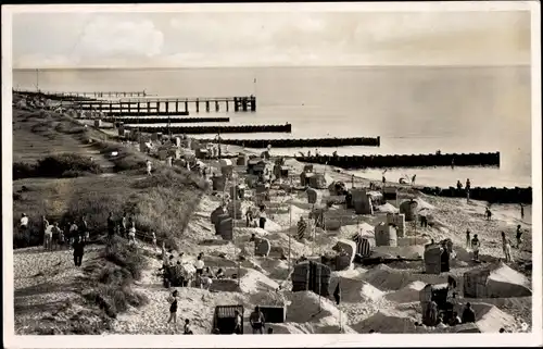 Foto Ak Ostseebad Wustrow Fischland, Strand