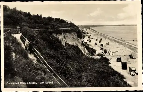 Ak Ostseebad Rerik im Kreis Rostock, Blick auf den Strand, Meer, Weg