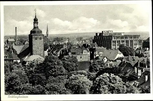 Ak Recklinghausen im Ruhrgebiet, Stadtansicht