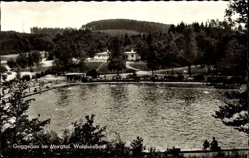 Ak Gaggenau im Murgtal Schwarzwald, Waldseebad