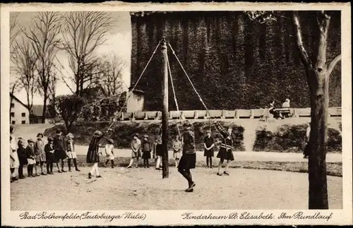 Ak Bad Rothenfelde am Teutoburger Wald, Kinderheim St Elisabeth, am Rundlauf