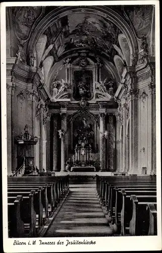 Ak Büren in Westfalen, Inneres der Jesuitenkirche