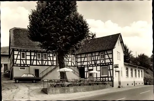 Ak Groß Gumpen Reichelsheim im Odenwald, Gasthaus Zum Deutschen Kaiser, Inh. Philipp Arras